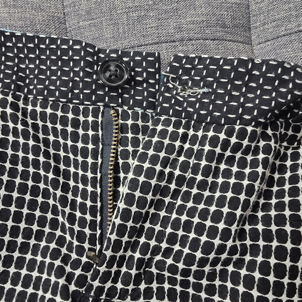 Merona Size 8 Black and White Shorts - Picture 4 of 6